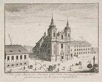 A View of the Church [Austrian Hungarian Empire] and Monastry of the Holy Trinity for Redeeming Slaves, founded and endowed by the Emperor Leopold the Ist.