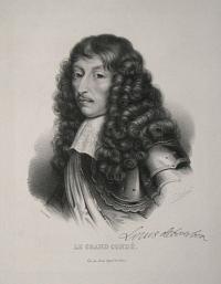 [France] Le Grand Conde.  Louis debourbon [facsimile signature.]