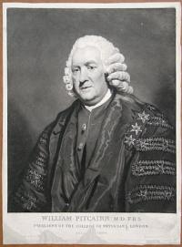 William Pitcairn M.D. F.R.S. President of the College of Physicians, London.