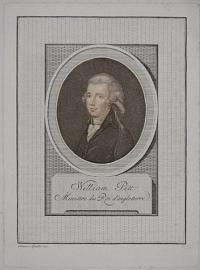 William Pitt. Ministre du Roi d'angletterre.