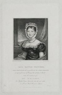 Miss Hannah Teatcher, Born Deaf & Dumb who was presented to the late Queen Charlotte on acquiring the sense of Hearing & the faculty of Speech under the treatment of Mr. Wright, her Majesty's Surgeon Aurist with whom she now resides in Princes Street,