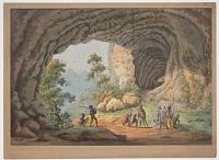Entrée de la Caverne de Balme [on verso in ink.]