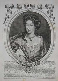 Marie Eleonor D'Este Reyne d'Angleterre.Cette Princesse Affligee, pouuoit Souhaiter.