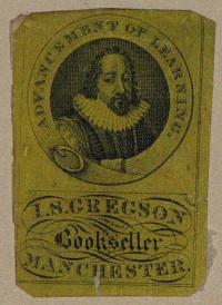 [BOOKSELLER] I.S. Gregson  Bookseller