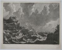 [ SEASCAPE - from the collection of Marquis Jean Baptiste Boyer d'Aguilles]
