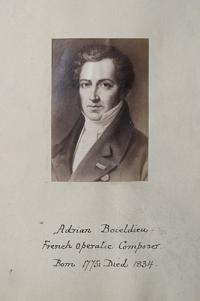 [In ink below image:] Adrian Boieldieu. French operatic Composer. Born 1775: Died 1834.
