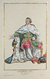 [Sweden] Charles XII, Roi de Suede. d'apres Hiese.