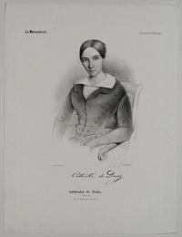 Cathinka de Dietz. Pianiste de la Reine Bavière. [Facsimile autograph.]