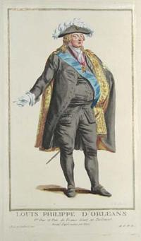 Louis Philippe D'Orleans.  P.er Duc et Pair de France Seant au Parlement.  Dessine d'apres nature par Touze.