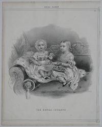 The Royal Infants. (Prince of Wales, Albert Edward and the Princess Royal, Victoria,)