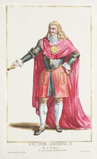[Italy] Victor Amedee Ir.  Roi de Sardaigne.  Tire des Estampes du Cabinet du Roi.