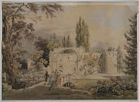 [Set of four views in a landscaped gardens,  continental.]