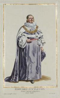 Edouard Zittleton.  Premier Justicier d'Angleterre.  d'Apres Vandick.