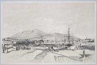 [Hobart Town from the new wharf.]