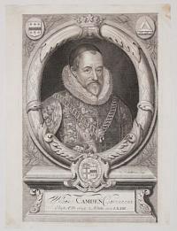 William Camden Clarenceux. Obijt A.o D. 1623. Aetatis suae LXXIII.