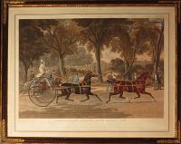 Extraordinary Trotting Match Against Time. This match made against time for £100, in which Mr. Burke, of Hereford notoriety, undertook to drive two horses in the same vehicle, alternately, 45 Miles in Three successive hours, was decided on Tuesday June