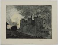 Conway Castle, Evening [pencil below image.]