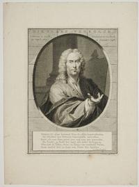 Nikolass Verkolje. Geboren te Delft, 11 April, 1673. Overleden te Amsterd. 21 January, 1746.