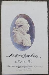 Matth:w Boulton [facsimile signature.]