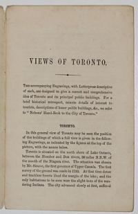 Views of Toronto.  Descriptive Letterpress.