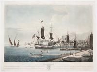 Constantinople. North view, taken from the Artillery Quay (called Tophana) with H.B.M's ships Le Tigre and La Bonne Citoyenne under the command of Sir Sidney Smith, 1799.