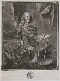 Georgius II. Magn. Brit. Franc. et Hibern. Rex. Dux Brunsvic. et Luneburg. et Elector. nat. d.10. gbr 1682.