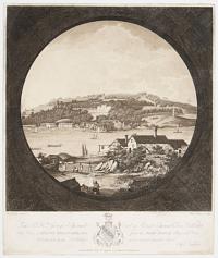 [View of Mount Edgcumbe taken from the Rope House Plymouth Dock]