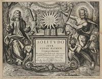 Solitudo Sive Vitae Patrum Eromicolarum [title page]