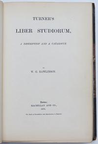 Turner's Liber Studiorum, A Description and a Catalogue.
