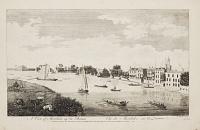 [Barnes] A View of Mortlake up the Thames. Vüe du Mortlake sur la Tamise.