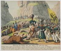 [Russo-Turkish War.] Übergang der Russen über den Balkan, den 20.ten July 1829.