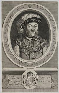 Effigies Henrici VIII D.G. Angliae Gall. et Hib. Regis Defensoris Fidei.