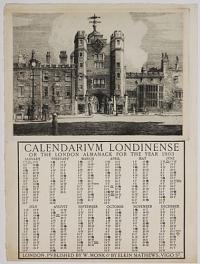 Calendarium Londinense or the London Almanack for the Year 1903. [St James's Palace.]