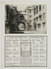 Calendarium Londinense or the London Almanack for the Year 1911.