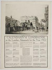 Calendarium Londinense or the London Almanack for the Year 1922. Piccadilly. & Devonshire House.