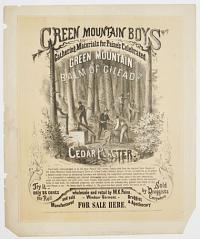 Green Mountain Boys Gathering Materials for Paine's Celebrated Green Mountain Balm of Gilead and Cedar Plaster.