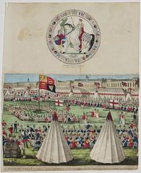 [The grand] Military Feast in Honor of the Queen's Coronation to the Royal Artillery at Woolwich [July 5th 1838]