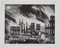 The Houses of Lords & Commons as they appeared On Fire Thursday October 16.th 1834.