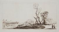 [Landscape with a river.]