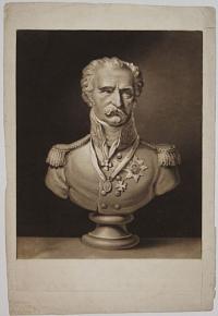 [Blucher. Copied from a Bust, Modeled at Paris, by M. Bosin.]