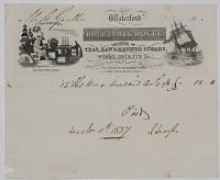 [Grocer.] Quay, Waterford. Bo.t of James Doyle, Importer of Teas, Raw & Refined Sugars, Wines, Spirits, &c.