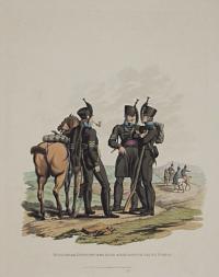 Hussars and Infantry of the Duke of Brunswick Oels's Corps.