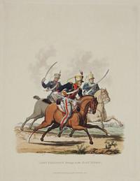 Light Dragoons Serving in the East Indies.