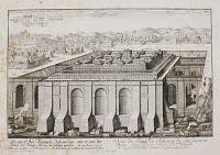 Prospect des Tempels Salomonias [...] Vüe du Temple de Salomon du Côté du Mont Moria [...]