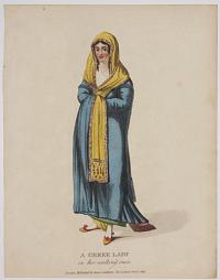A Greek Lady in her walking dress.