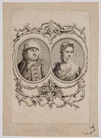 [Double portrait of John Fielding and ?Sarah Fielding.]