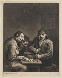 [Three men playing cards.]