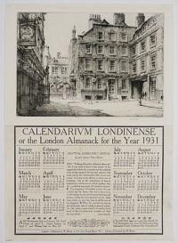 Calendarium Londinense or the London Almanack for the Year 1935.