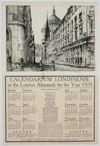 Calendarium Londinense or the London Almanack for the Year 1929.
