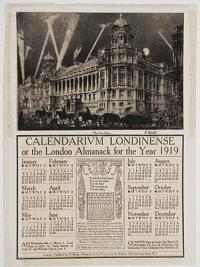 Calendarium Londinense or the London Almanack for the Year 1919. The War Office.